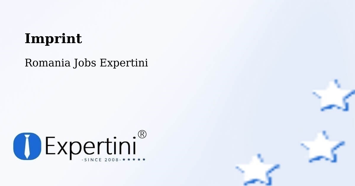 Imprint – Șurdești - Romania Jobs Expertini